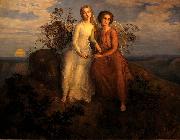 Louis Janmot Poem of the Soul  One evening oil painting